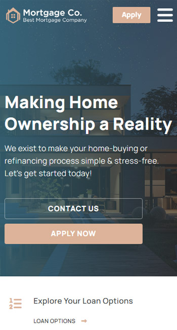 Mobile Loan Officer Website 11