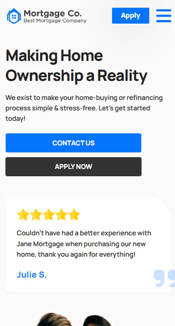 Mobile Loan Officer Website 12